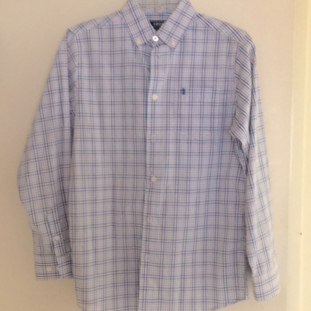 Izod boys button down shirt